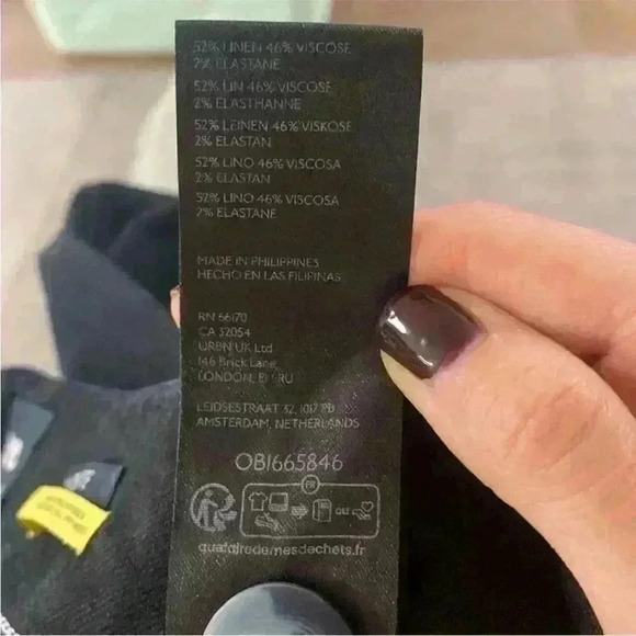 The Colette Cropped Wide-leg Pants Linen edition size 27 - Picture 7 of 9